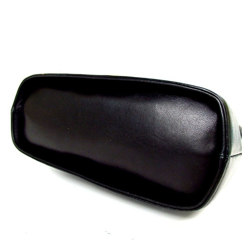 CHARLES JOURDAN Paris Black gold Leather handbag - Picture 5 of 8